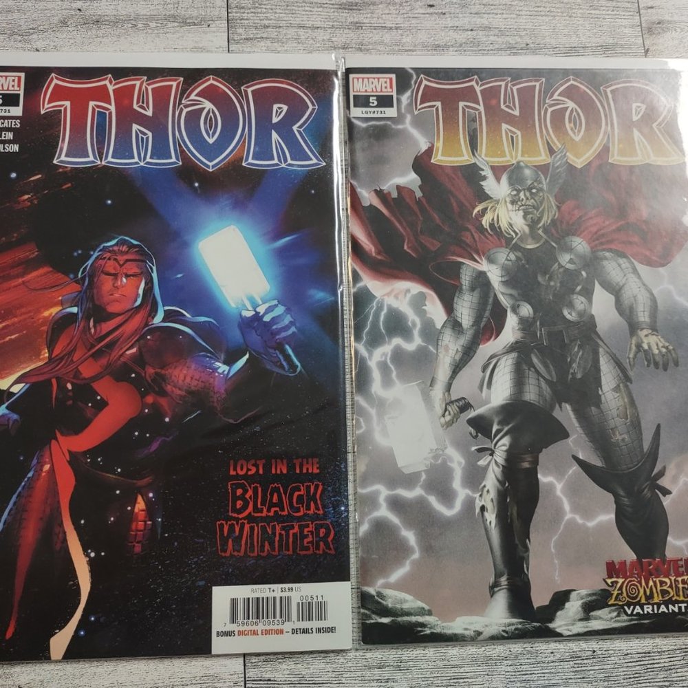Marvel Comics Thor #5 1st Appearance of Black Winter Key 2 book set